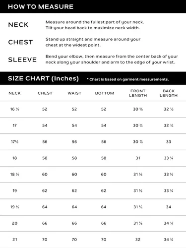 Vista 5 de Van Heusen Camisas de vestir BIG FIT para hombre (grandes y altas)