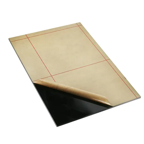 Vista 5 de Jutagoss Hoja de acrílico fundido hoja de acrílico A5 tablero con papel protector uso para proyectos de exhibición de bricolaje 8.26 x 5.82