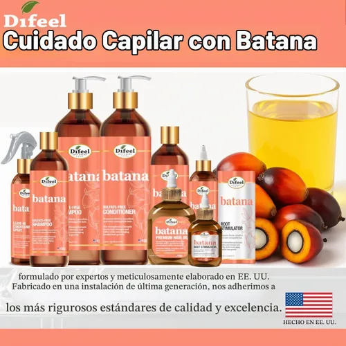 Vista 8 de Difeel Batana Shampoo 12 onzas – Champú fortalecedor sin sulfato para un cabello más grueso, más suave y manejable