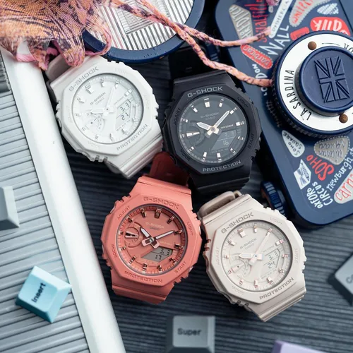 Vista 4 de G-Shock Reloj GMAS2100-4A2 para mujer, rosa, talla única, GMAS