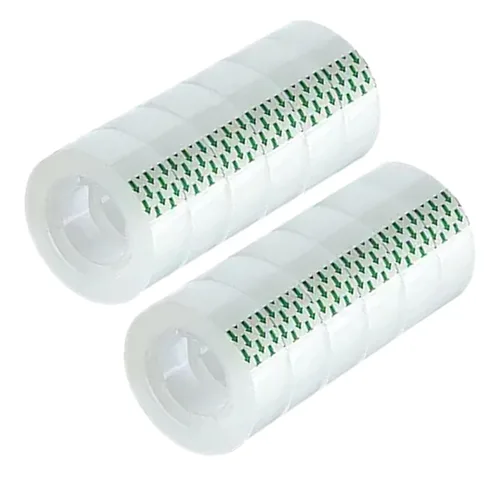 Vista 7 de 6 rollos de recambio de cinta transparente de 3/4 pulgadas x 1000 pulgadas, núcleo de 1 pulgada, rollo de repuesto de cinta de regalo transparente