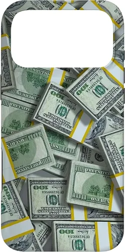 Vista 22 de Pile Money Finance Currency 100 Dollar Stacks Bill s Success Case para iPhone 17