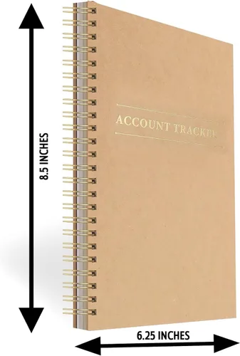 Vista 3 de 1 Paquete de Libros de Contabilidad para Seguimiento del Presupuesto del Hogar, Contabilidad de Negocios - Cuaderno de Seguimiento de Gastos