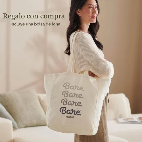 Vista 9 de Bare Home Juego de sábanas percal 100% algodón orgánico (individual, blanco)