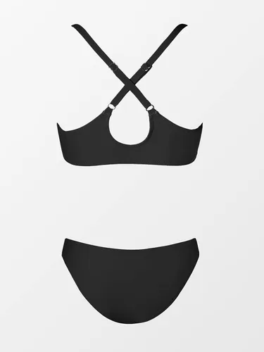 Vista 11 de CUPSHE - Conjunto de bikini de dos piezas para mujer, estampado floral y detalle de nudo de conejo