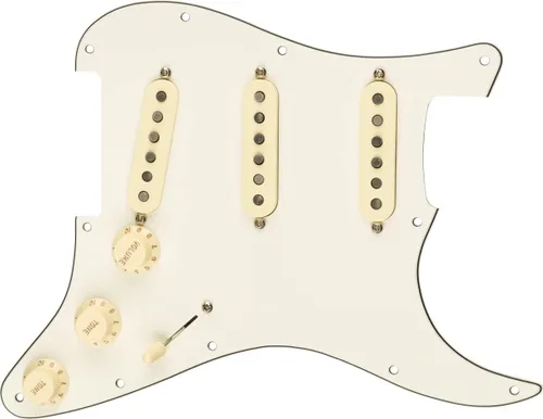 Vista 2 de Fender Custom Shop '69 SSS Pre-Wired Stratocaster Pickguard Bundle con cable de instrumento