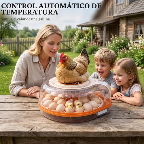 Vista 9 de Incubadora de 26 huevos con control de voz inteligente y control automático de temperatura/humedad