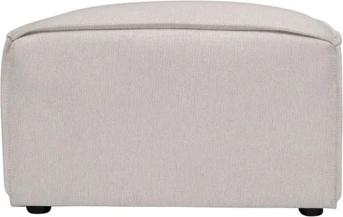 Vista 8 de Flash Furniture Bridgetown - Módulo otomano de tela para sofá seccional, sofá modular personalizable, otomano, color crema
