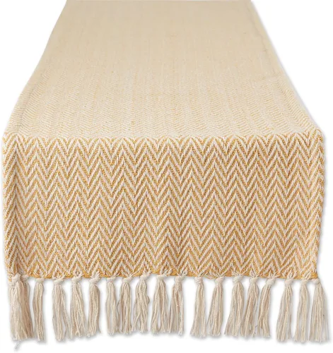 Vista 12 de DII Woven Basic - Camino de mesa Chevron de la colección de mesa, 15 x 72 pulgadas, gris