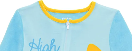 Vista 3 de Nickelodeon Baby Shark - Pijama con pies para niños pequeños