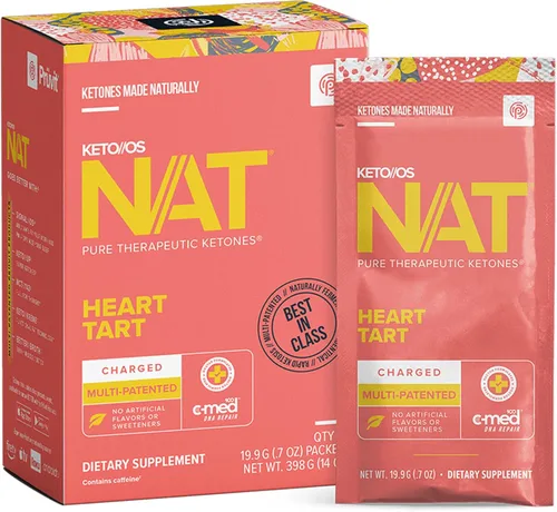 Vista 8 de Pruvit Keto/ OS NAT - Lime Time - Cetonas terapéuticas puras cargadas con C-Med 100, mezcla multipatentada, sin sabores artificiales, 20 sobres