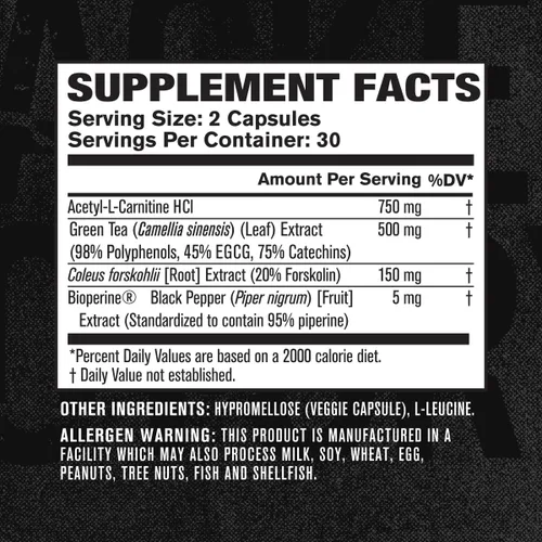 Vista 9 de Jacked Factory Lean-XT - Quemador de grasa sin cafeína, suplemento de pérdida de peso no rígido, supresor del apetito y potenciador del metabolismo
