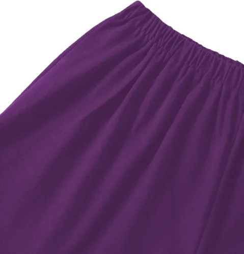 Vista 3 de LYANER Conjunto de pijama para mujer con estampado de corazón, camisa de manga corta con pantalones cortos