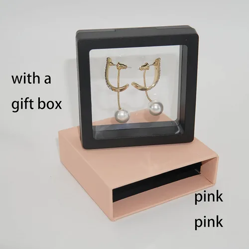 Vista 4 de XUDEJUN Pendientes de perlas para mujer, Plata, Perla