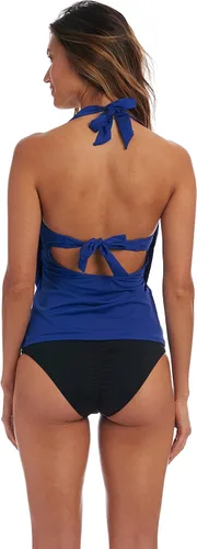 Vista 2 de Top de traje de baño tankini con capucha