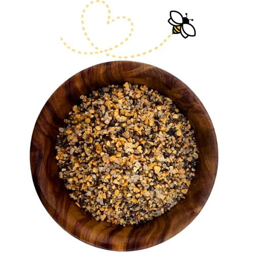 Vista 3 de Raw Essentials Texas Pit Oak - Sal de ajo ahumado y pimienta, 13 onzas