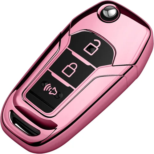 Vista 9 de Tukellen Funda para llavero Ford de TPU suave, protección completa, compatible con Ford F150 F250 F350 F450 F550 Explorer Ranger Escape Key Shell
