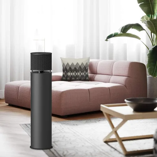 Vista 6 de ABRAMTEK Altavoz Bluetooth de 100 W, altavoz inalámbrico de alta potencia E600 con subwoofer de súper graves y sonido 360 para el hogar, oficina