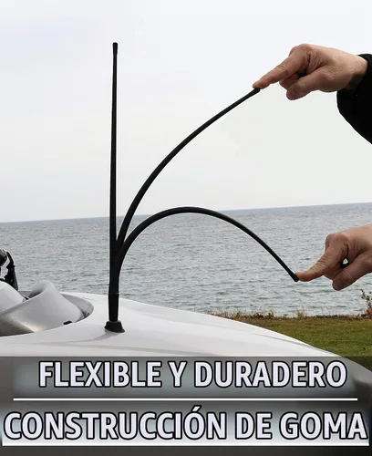 Vista 2 de AntennaMastsRus – 2009 – 2018 Dodge Ram Truck 1500 – antena de Repuesto, Negro