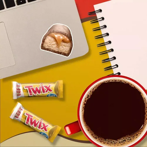 Vista 5 de Twix Fun Size - Barras de caramelo y chocolate con leche, 65