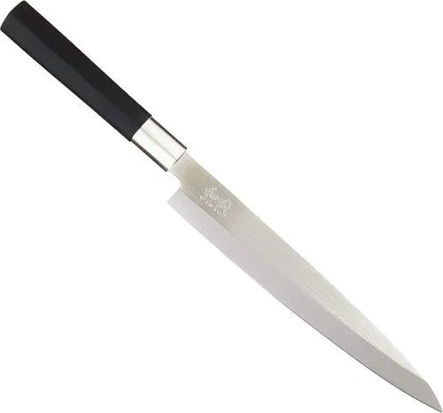 Vista 10 de Cuchillo de pan Wasabi Kai de 9 pulgadas, las serraciones anchas son suaves con el pan, el mango cómodo ofrece un agarre seguro en condiciones