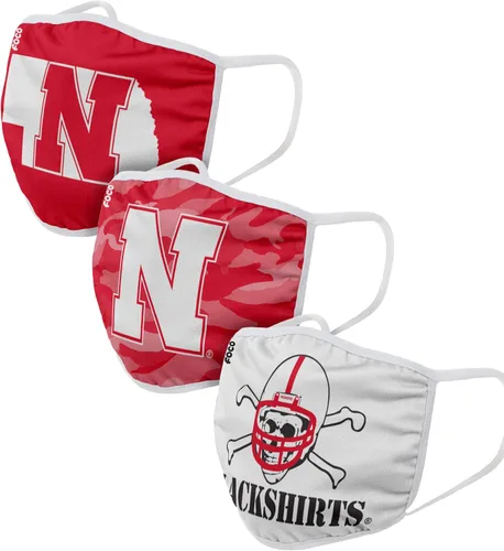 Vista 42 de FOCO - Cubrebocas universitario de la NCAA para adultos (unisex, 3 unidades)