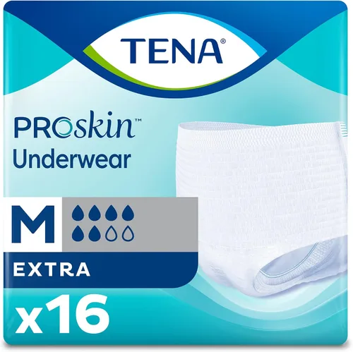 Vista 10 de TENA ProSkin - Ropa interior extra transpirable, absorción moderada, talla M, 64 unidades Desechable, Incontinencia