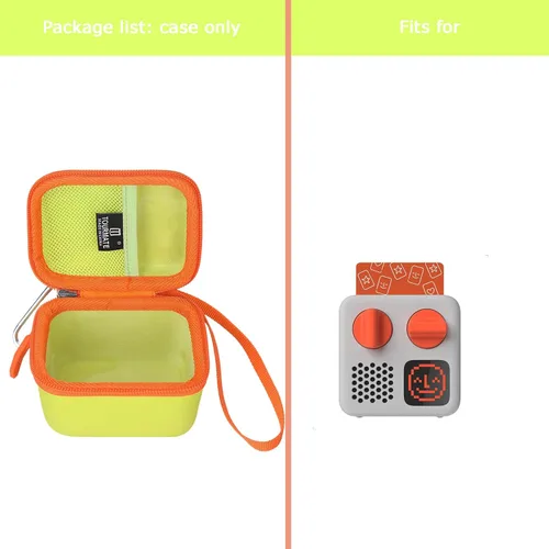 Vista 6 de Tourmate Estuche rígido de almacenamiento para Yoto Estuche de transporte de viaje para niños, altavoces, reproduce tarjetas de audiolibro
