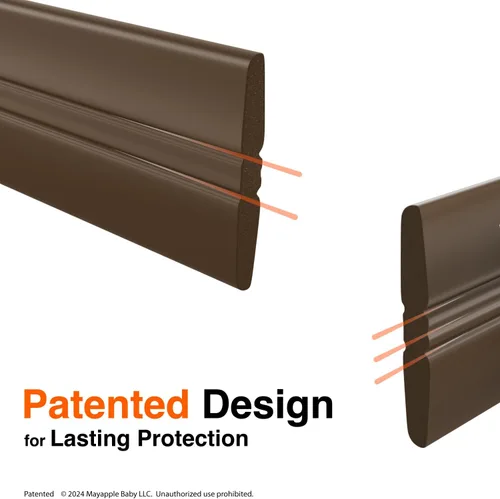 Vista 4 de Roving Cove PreFit (clásico) Protector de esquina para muebles (borde estándar de 15 pies, 4 esquinas), protectores de parachoques a prueba