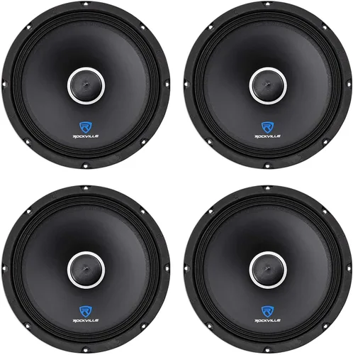 Vista 16 de Rockville RXM64 6.5 "150w 4 ohmios controlador de bajos medios altavoz de audio para coche de rango medio
