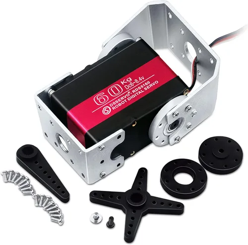 Vista 13 de Servos completos de la dirección de Digitaces del engranaje del metal del alto esfuerzo de torsión del motor servo del robot de 55.1 lbs