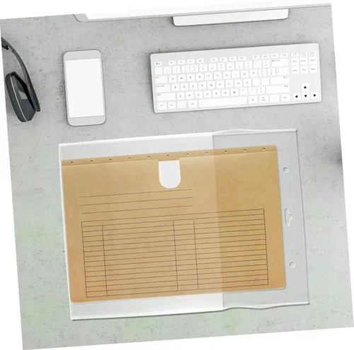 Vista 7 de Soporte para archivos de revista, soporte para archivos, para colgar en la pared, carpetas de archivos, soporte de pared transparente, organizador