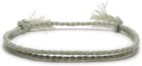 Vista 4 de TTNDstore - Juego de pulseras bohemias con dijes chapados en plata 925 con diseño de budismo tibetano, con nudo de la suerte, joyería