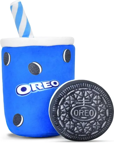 Vista 2 de iscream Oreo and Milk - Juego de almohadas de 10.5 x 6.25 pulgadas con mini almohada de galletas Oreo