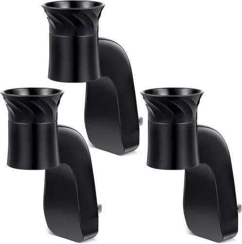 Vista 8 de Paquete de 1 enchufe de fragancia de pared compatible con repuestos de Bath & Body Works, color negro Compatible con repuestos WallFlower de Bath
