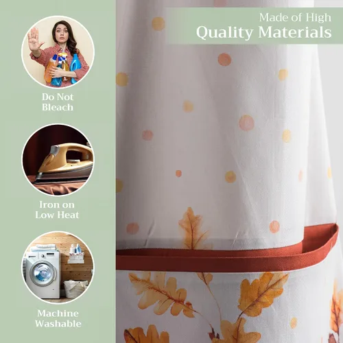 Vista 1036 de Maison d' Hermine Delantales para mujer con bolsillo, 100% algodón (27.50 x 31.50 pulgadas)