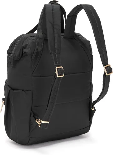 Vista 6 de PacSafe Mochila antirrobo Citysafe CX 17L para mujer, se adapta a laptop de 16 pulgadas, Negro, talla única , Citysafe Cx 17l - Mochila antirrobo