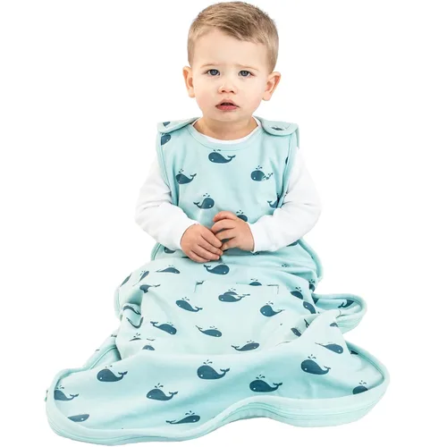 Vista 24 de Saco de dormir para bebé Woolino, todas las estaciones, lana de merino, de 2 meses a 2 años, Tierra
