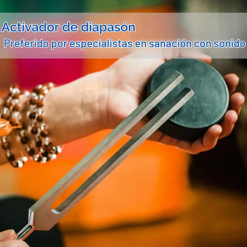 Vista 5 de MIMIRACLE Juego de diapasones de resonancia para curación con caja