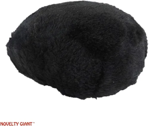 Vista 6 de Novelty Giant - Accesorio de disfraz de cola de conejo de peluche gigante Negro