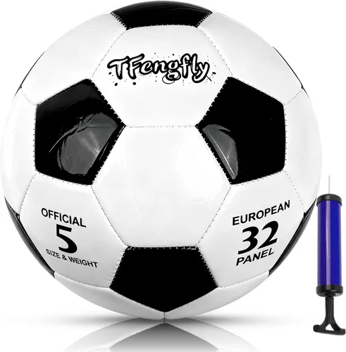 Vista 12 de Size 2, 5 Soccer Ball with Pump Needle-Training Recreation Soccer Ball Size 2, 5 Thicker PU Tight Weaved Mini Soccer Ball for Teen Boy Girl