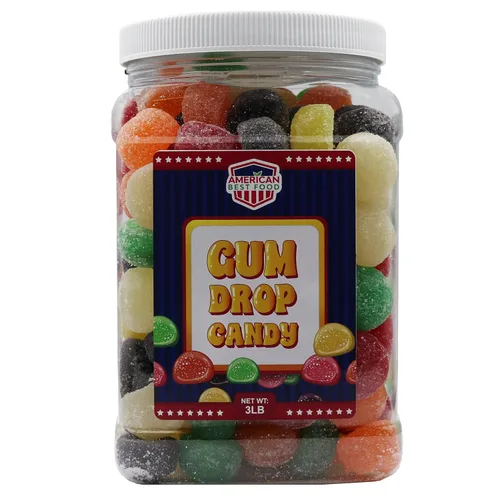 Vista 4 de American Best Food Caramelo de goma de mascar en tarro (3 LB)