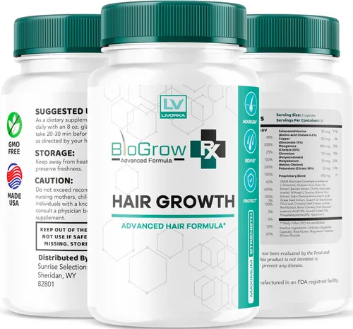 Vista 4 de (3 unidades) Bio Grow Capsules, Bio Grow, Bio Grow Hair, fórmula avanzada Bio Grow, Bio Grow Hair Growth, Bio Grow Hair Growth Gomies, Bio Grow RX