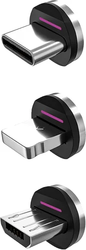 Vista 6 de Statik 360 Pro - Conectores magnéticos para carga rápida, solo compatible con Statik360 Pro Magnet Cable cargador de teléfono, paquete de 3