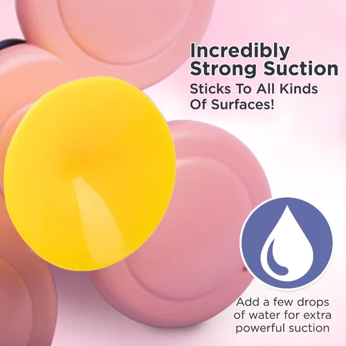 Vista 3 de KayLe Juguetes sensoriales Spinning Top para niños pequeños, juguete sensorial con ventosa para bebé con sonajero, diversión para el baño
