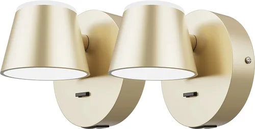 Vista 9 de URSOLA Aplique de pared que funciona con pilas con control remoto, lámpara de pared recargable con batería LED de 9000mAh, 3CCT y ajustable