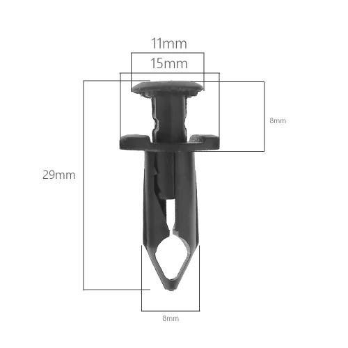 Vista 5 de Clips de plástico para guardabarros de repuesto para Honda Rancher Foreman Rubicon Rincon TRX680 TRX650 (paquete de 50)