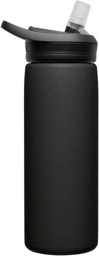 Vista 4 de CamelBak - Eddy+ - Botella de agua con aislante al vacío de acero inoxidable, 20 onzas, color negro