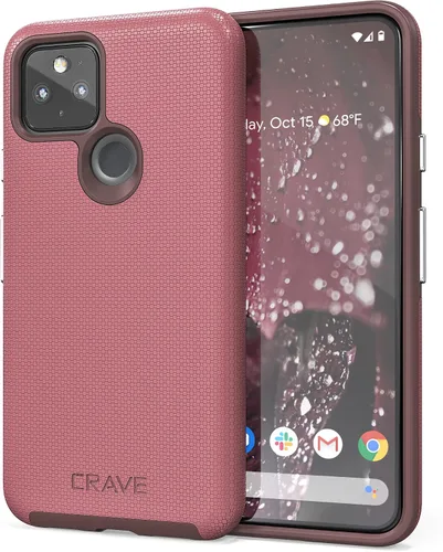 Vista 54 de Crave Funda para Pixel 5, Funda de la Serie de Protección Dual Guard para Google Pixel 5 - Aqua