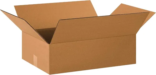 Vista 5 de Seleccione un tamaño: cajas planas marca Partners., Kraft, 25 Large Boxes 20"L x 14"W x 6"H Corrugated Cardboard for Home, Business, e-Commerce